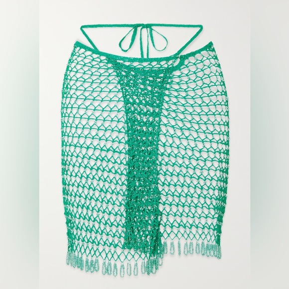 Cult Gaia Sato Beaded Crochet Skirt - Picture 9 of 9